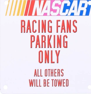 Army Surplus Nascar Racing fans Metal plate with magnet
