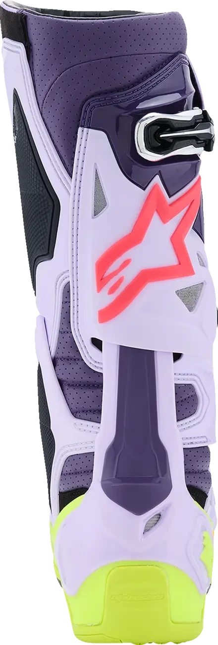 BOOT TECH 10 S-VENTED PURPLE/YELL/DIVA PNK 7