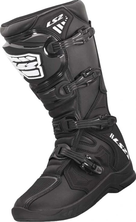 LS2 Raptor Man Boots - 41, Black