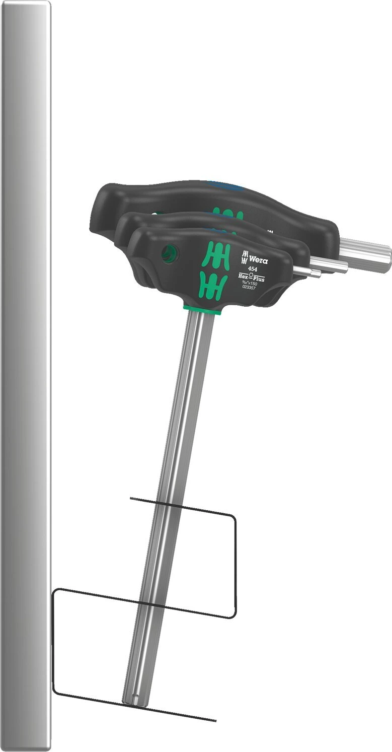 Wera screwdriver set T-handle Hex plus inches, 7 pieces
