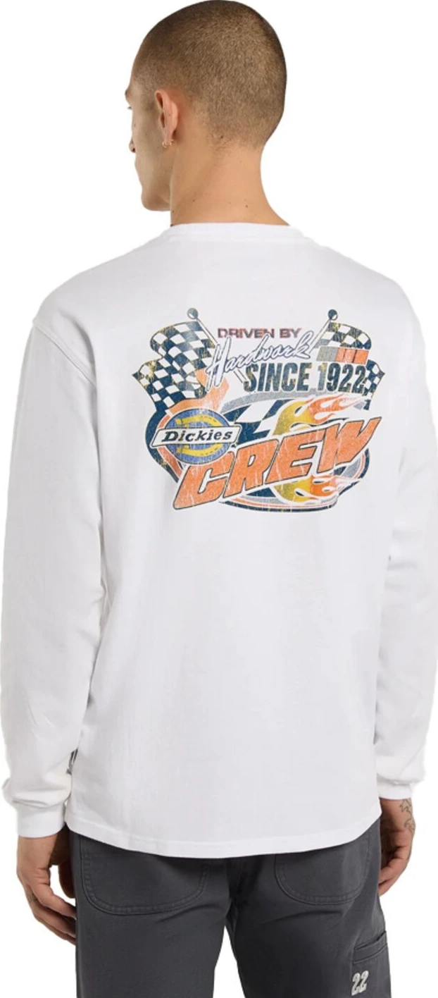 Dickies Nashport long sleeve, White, XS