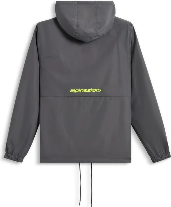 Alpinestars Jacket Speeder Chromium Windbreaker Charcoal Fluo Yellow, XXL
