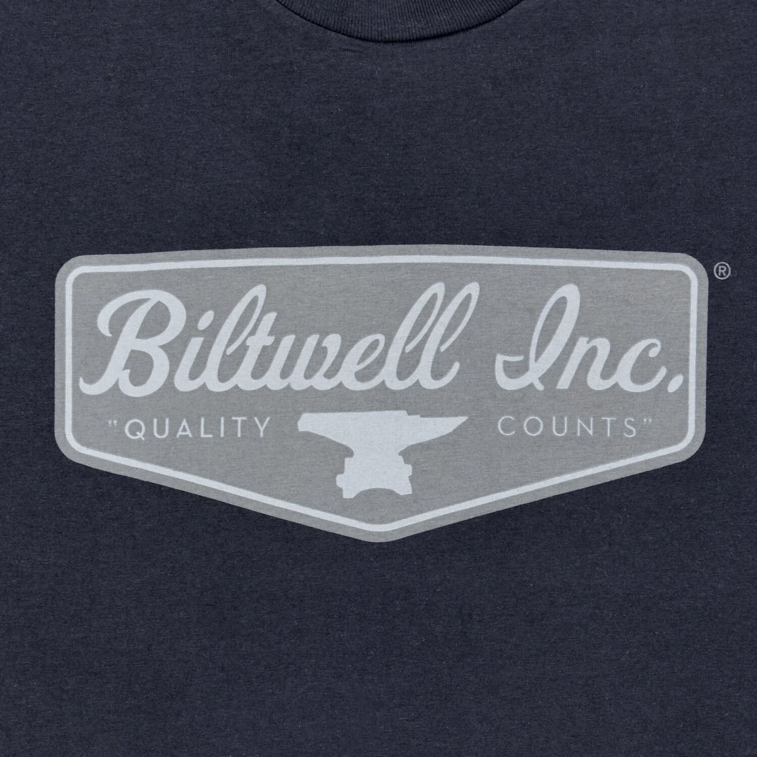 Biltwell Grey shield t-shirt, Black, S