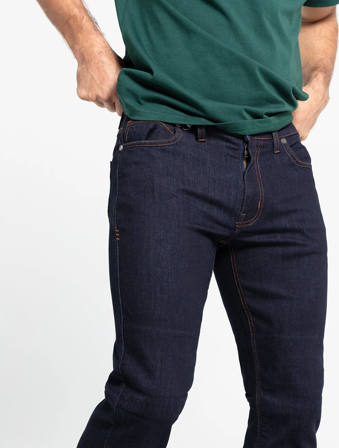 By City Route II jeans, dark blue, 30