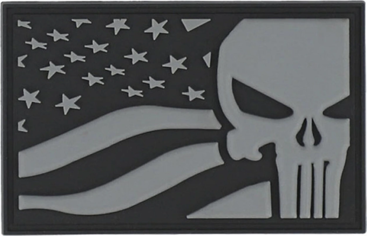 Army Surplus Punisher USA flag patch
