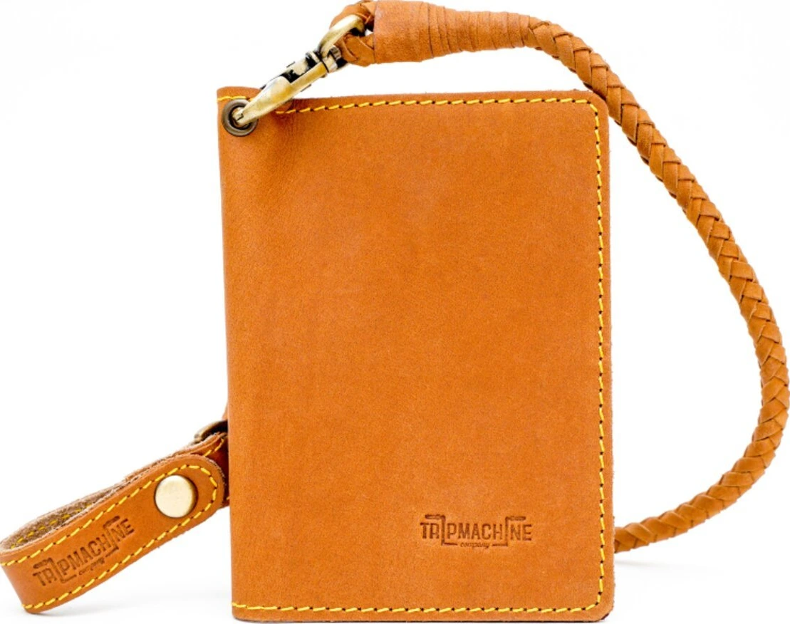 Trip Machine Explorer wallet, vintage tan