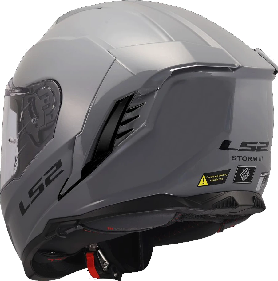 LS2 FF818 STORM III SOLID Helmet - Nardo Grey, S