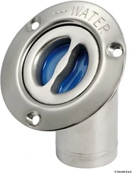 Osculati WATER deck plug polished SS 45° angled 38 mm