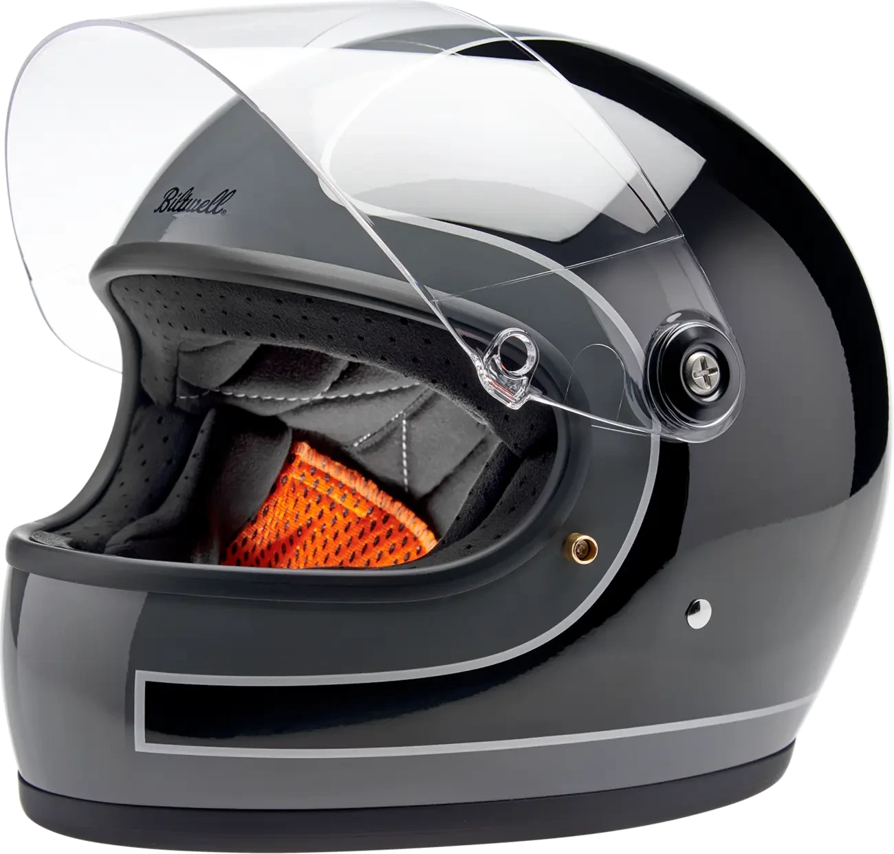 HELMET GRINGO S GLOSS STORM GRAY/BLACK TRACKER SM