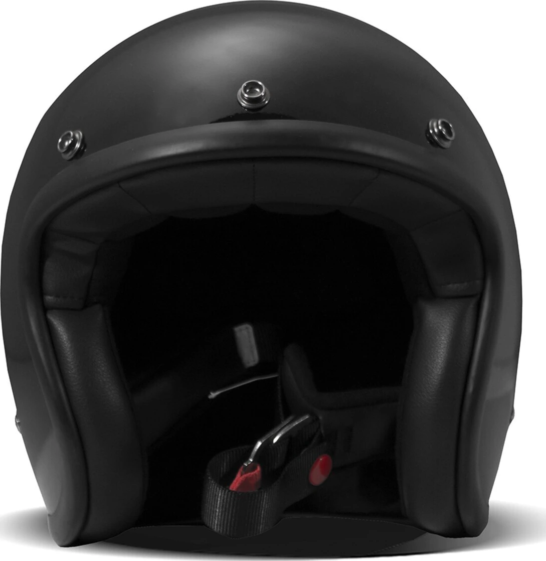 DMD Retro helmet, solid Black, Black, S, Gloss