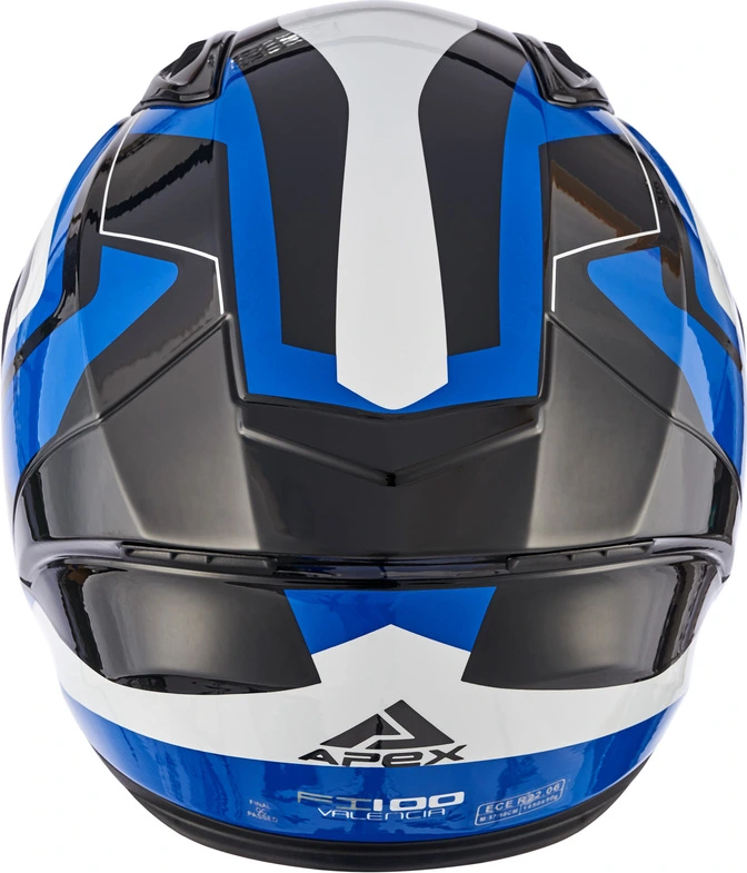 APEX Helmet FI100 Valencia blue/white/black XS