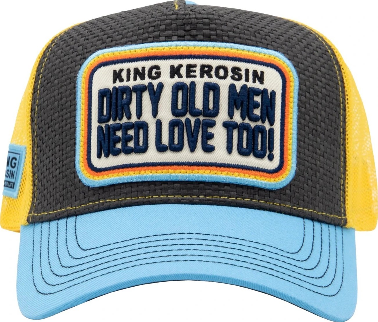King Kerosin Dirty Old Men trucker cap, Yellow