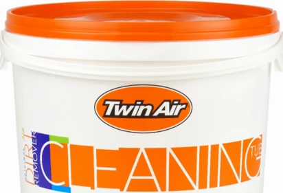 Twin Air valymo kubilas su narveliais, oranžinė + juoda (10 litrų)