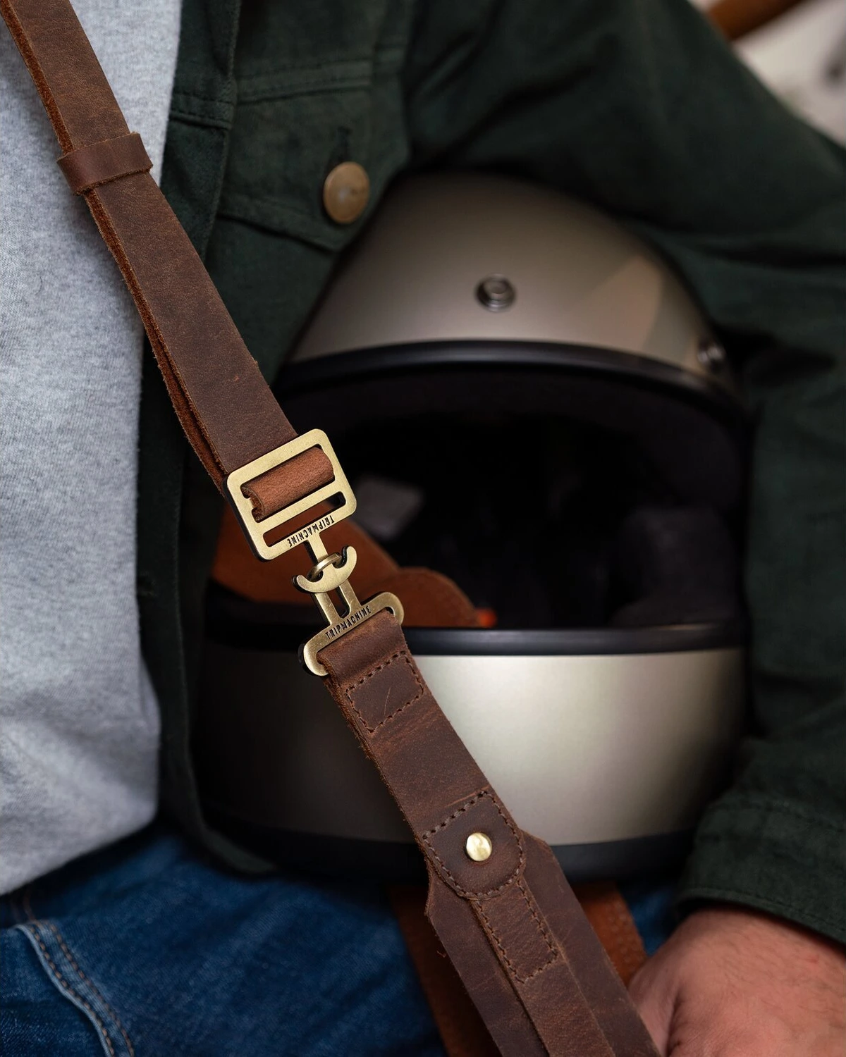Trip Machine Helmet Harness, mocha
