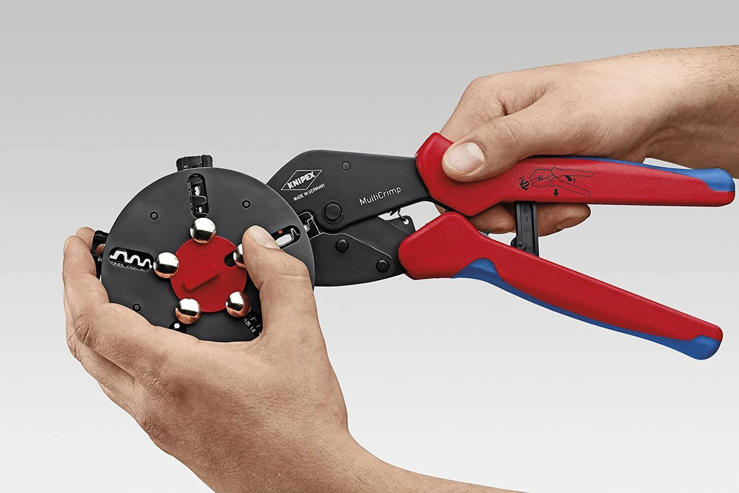 Knipex, Multicrimp pliers, Black, 250 mm