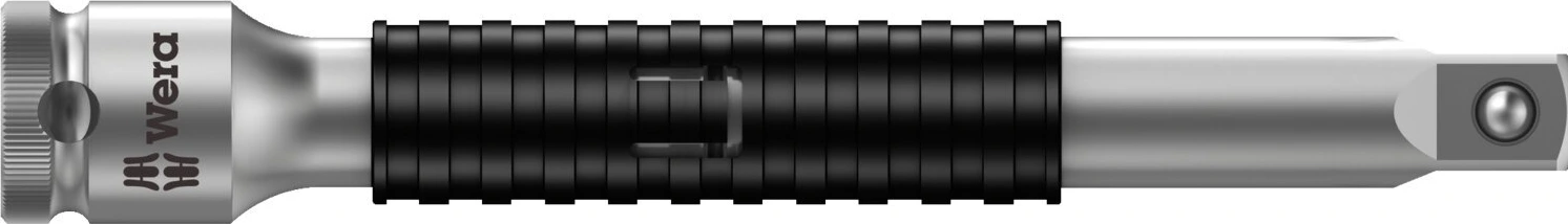 Wera Zyklop 1/4" short extension 75mm, Chrome