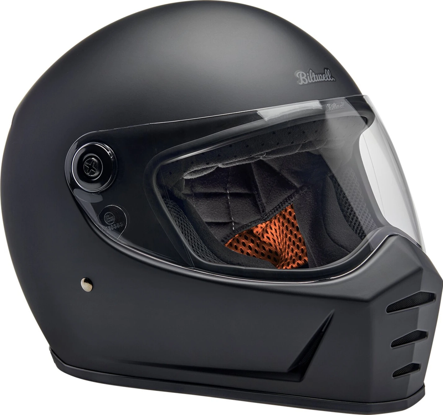 Biltwell Lane Splitter helmet, Black, S, flat