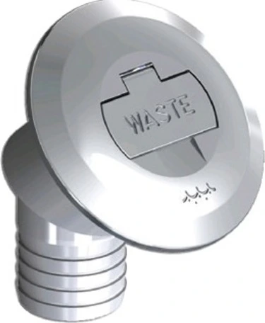 Osculati deck filler brass 30° WASTE 38mm