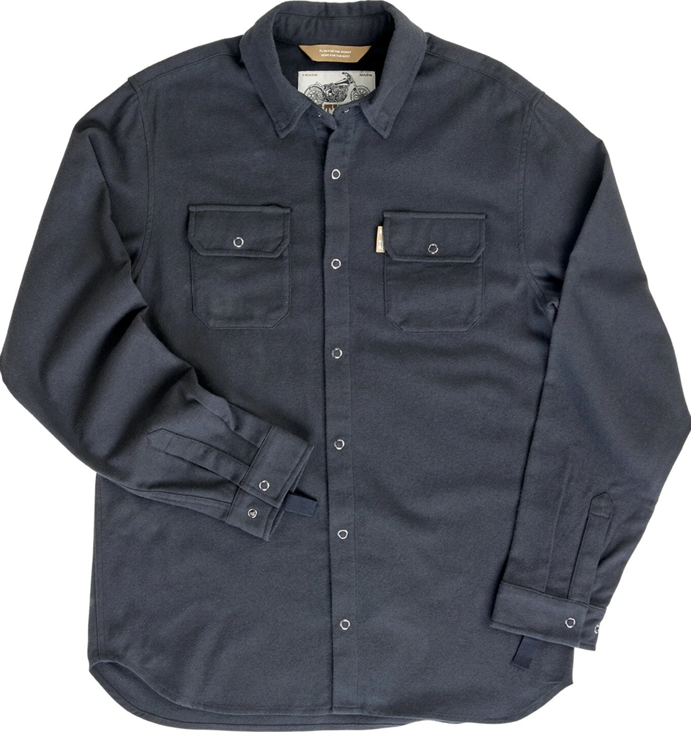 Biltwell Hi Test Flannel shirt, Black, S