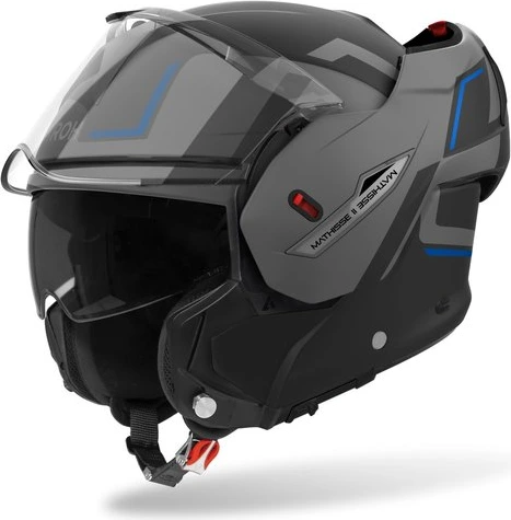 Airoh Helmet Mathisse II Genius Blue Matt, L