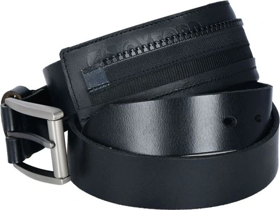 Siksnas apvalks, kas savieno bikses ar jaku BELT CONNECTOR (EN) belt overlap OXFORD (OS, krāsa melna, ādas raksts)