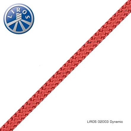 Dynamic halyard w spliced eye Red 10mm x 35m