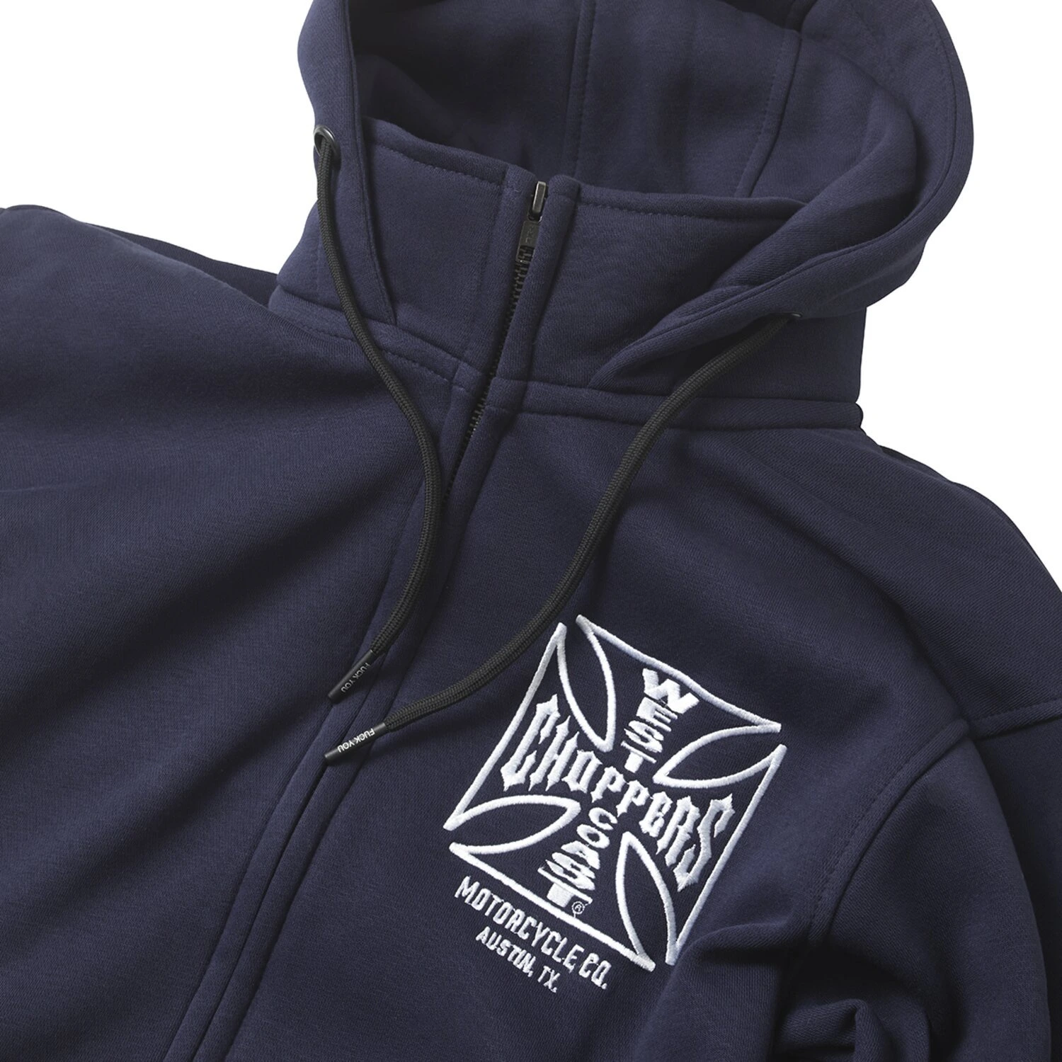 WCC OG ATX zip hoodie, Navy, blue, M