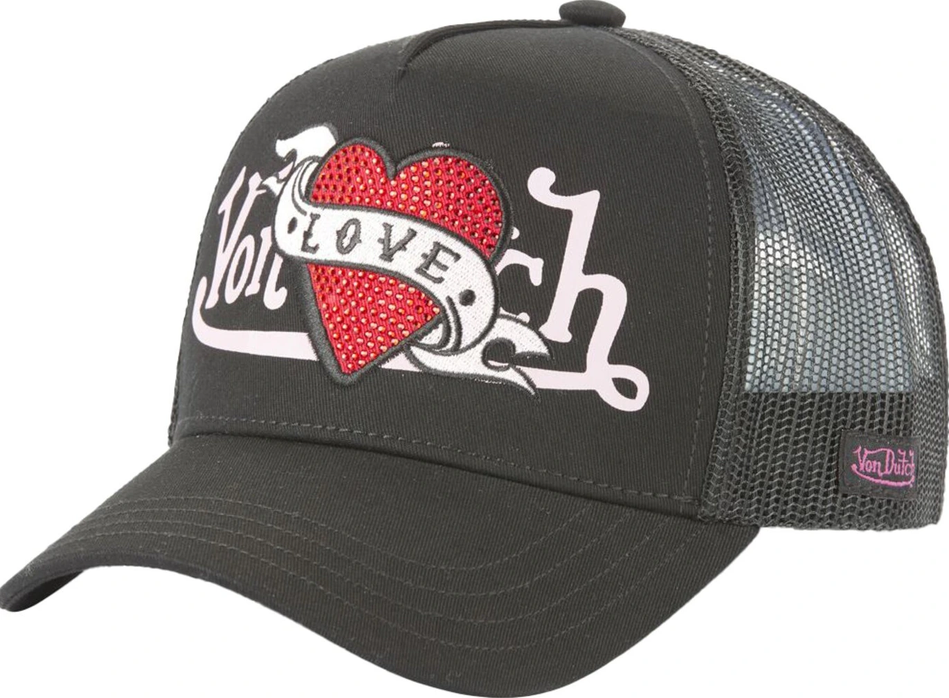 Von Dutch Lov U female cap, Black