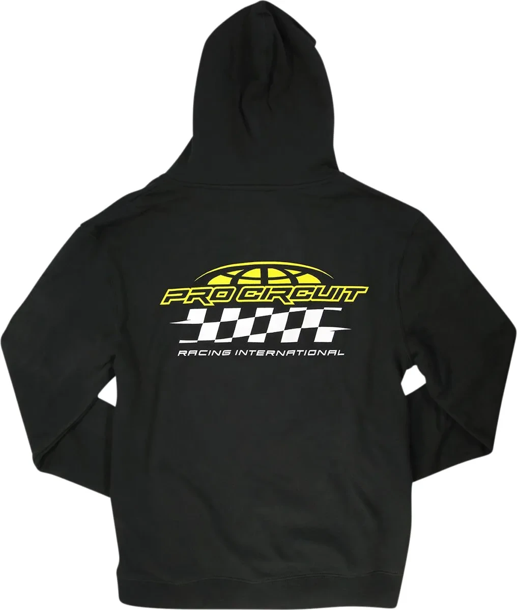 ZIP HOODY RACER BLK MD