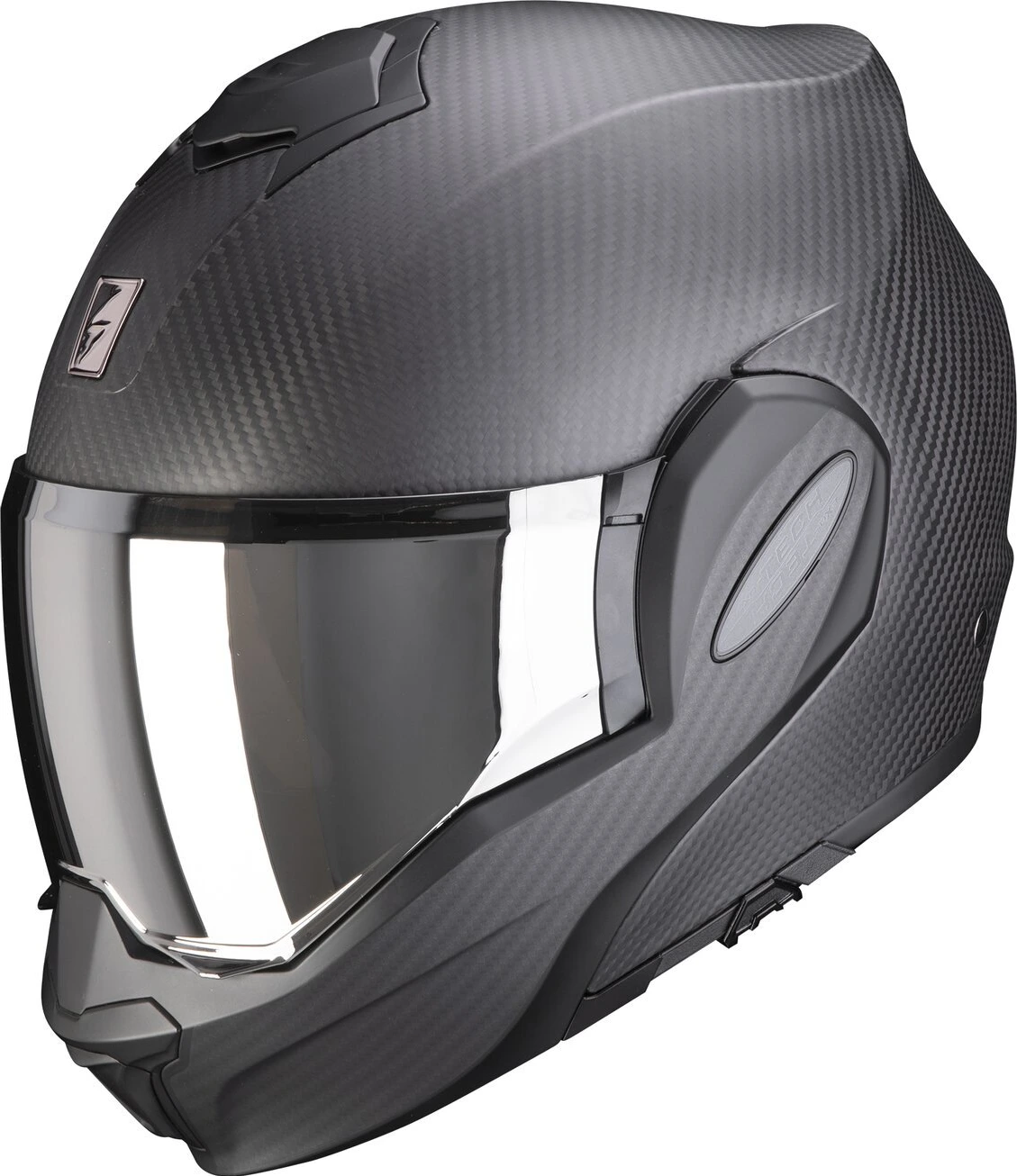 Scorpion Exo-Tech Evo Carbon helmet, Black, L, Matte