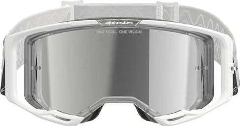 Alpinestars Goggle Vision 8 CORP WHITE Mirror SILVER