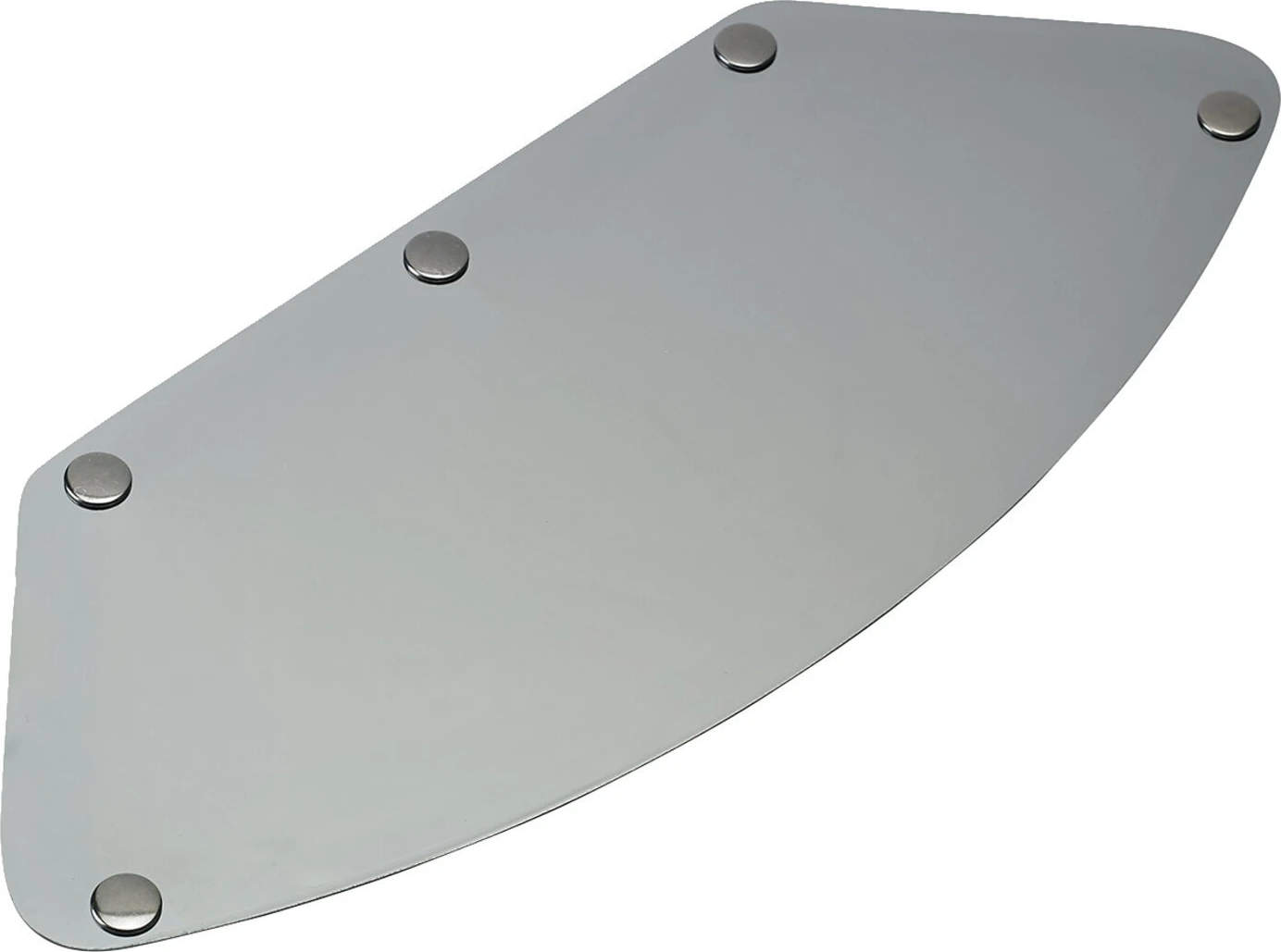 Biltwell Gringo blast shield chrome mirror, Silver