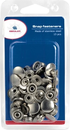 set 15 stud press fasteners blister