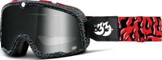 100% Barstow goggle House Ind. mirror silver lens