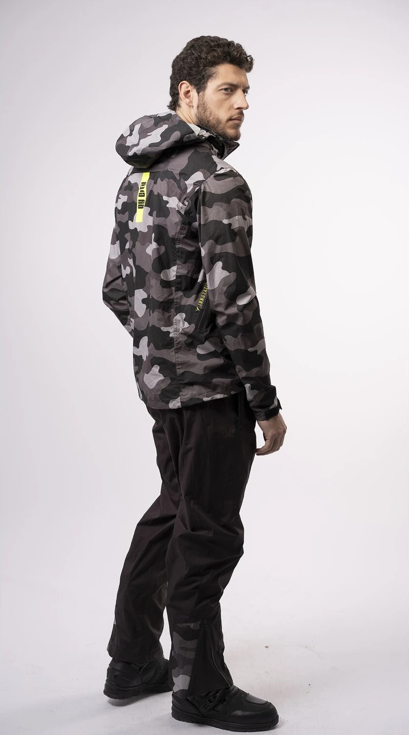 By City Military Rain jacket, Black, XL