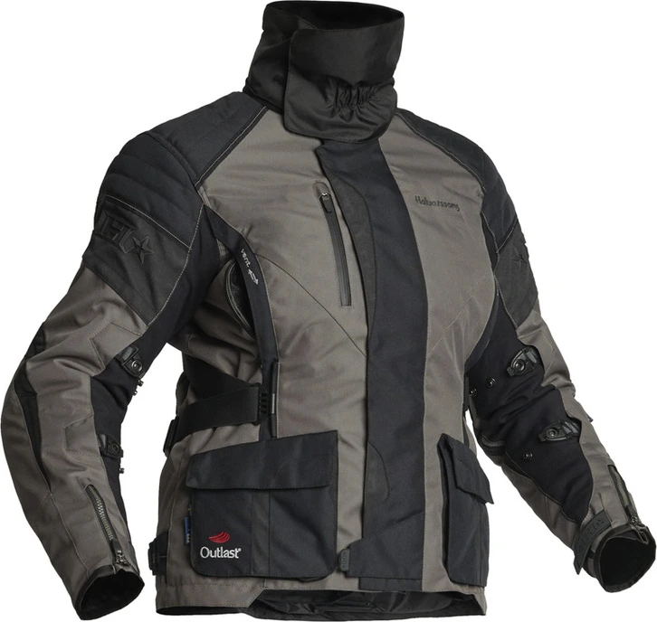 Halvarssons Textile jacket Wien Lady Black/lava, 40