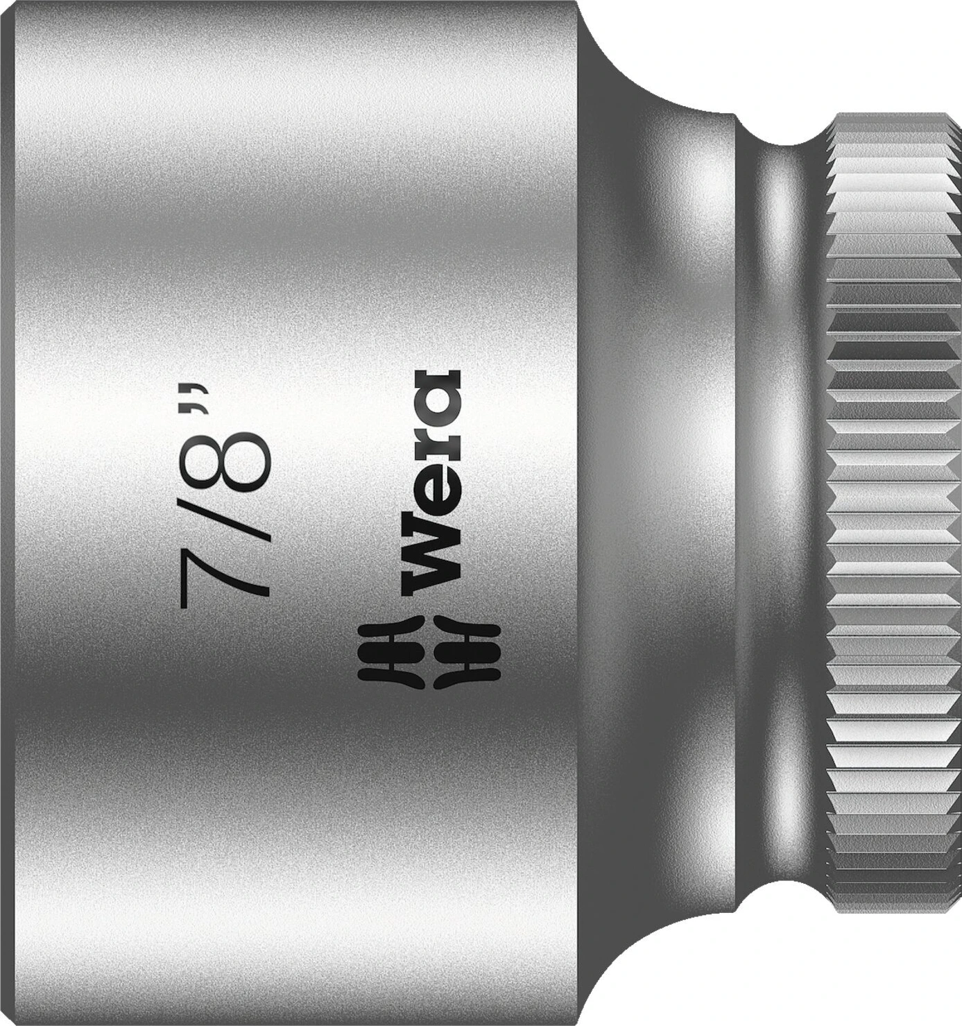 Wera Zyklop 3/8" socket - US size 7/8", Chrome