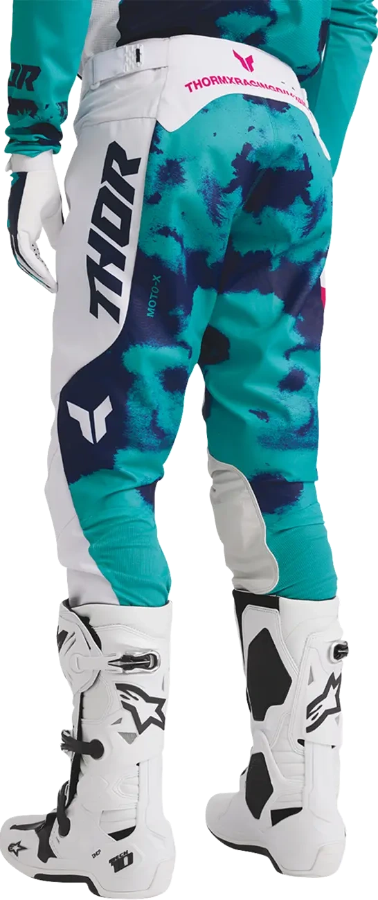 PANT LAUNCHMODE BLEACH WHT/AQ 44