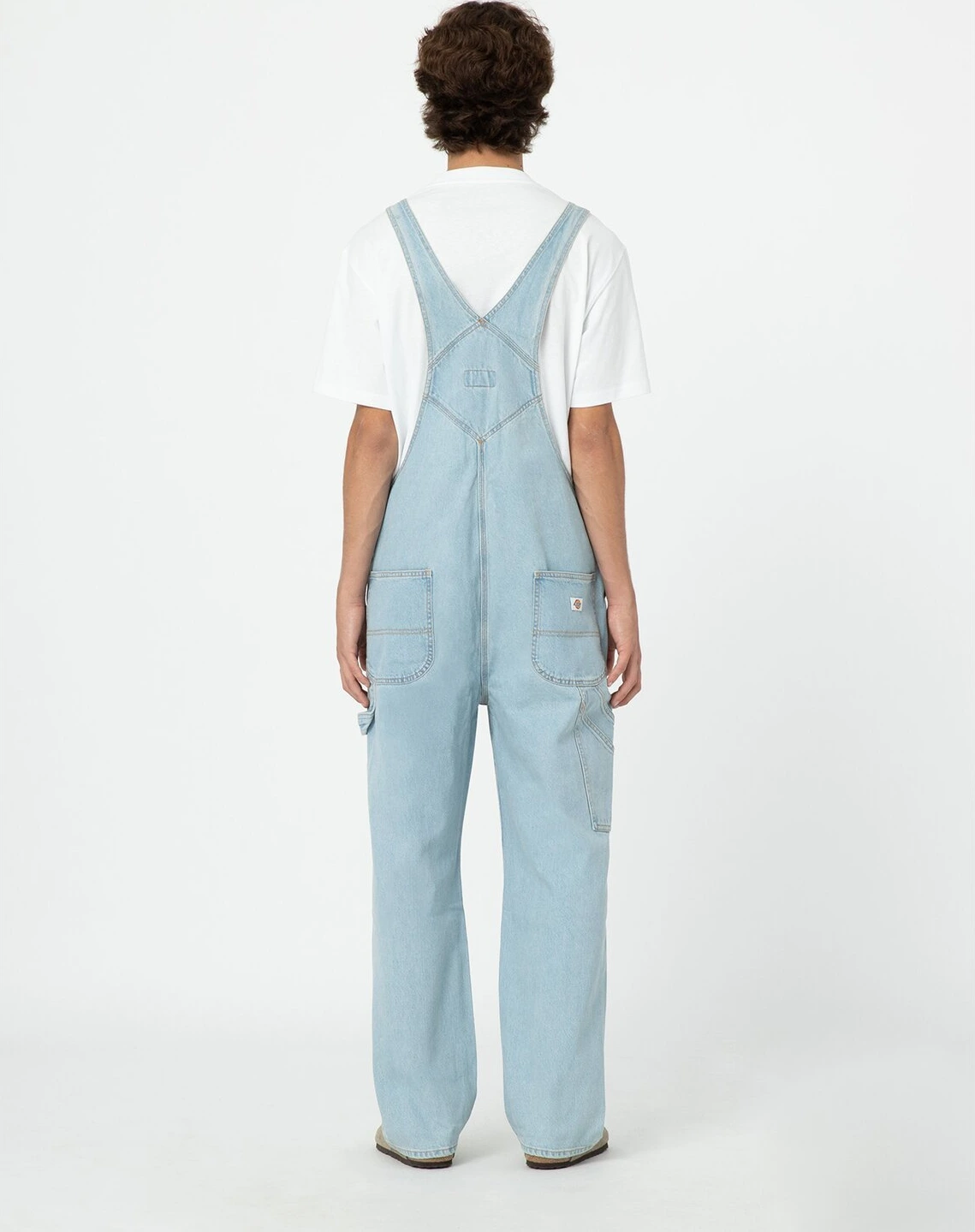 Dickies Dickies classic denim bib vntg blue, XS