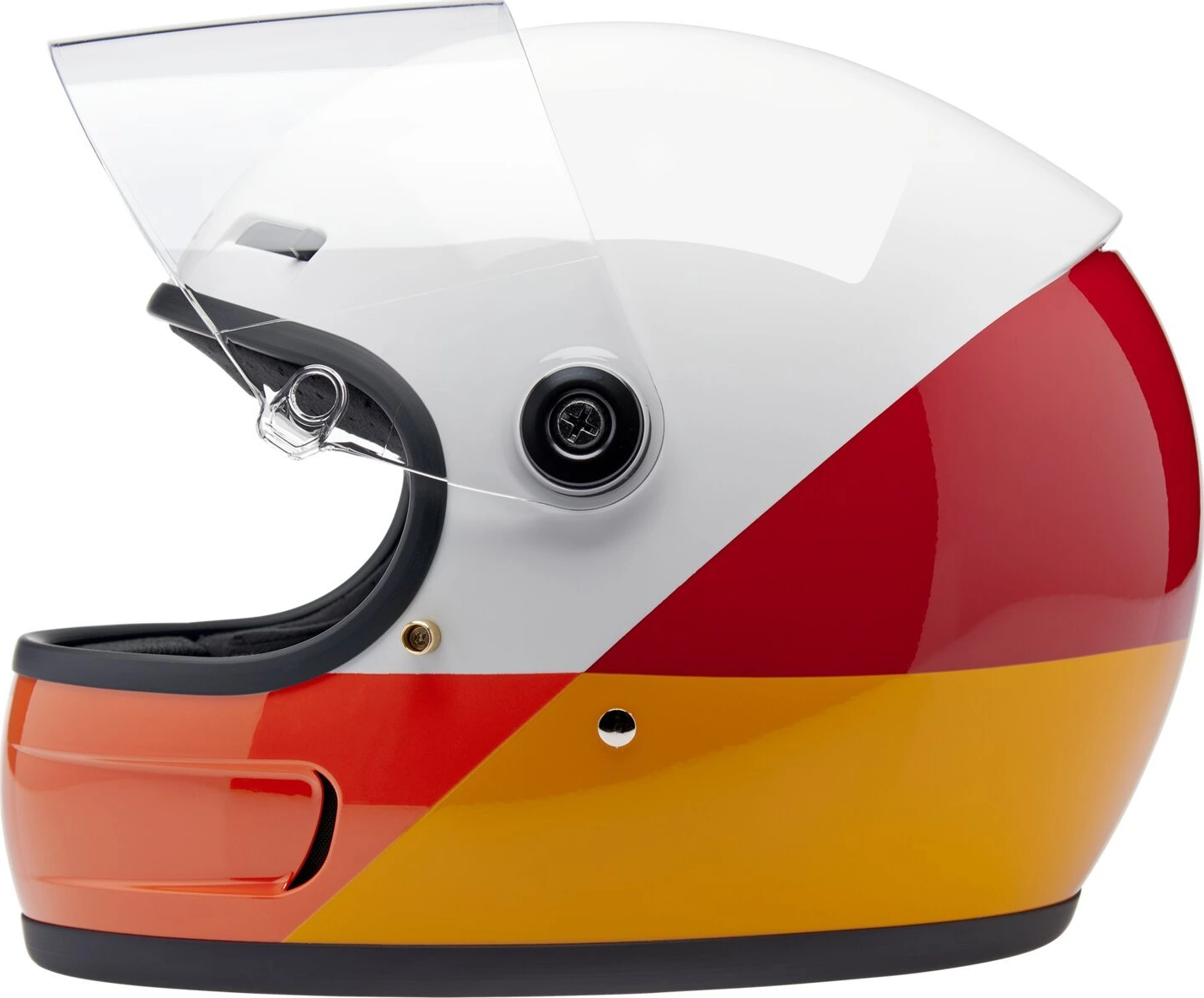 Biltwell Gringo SV helmet Intersection Warm, White, XS, Graphic