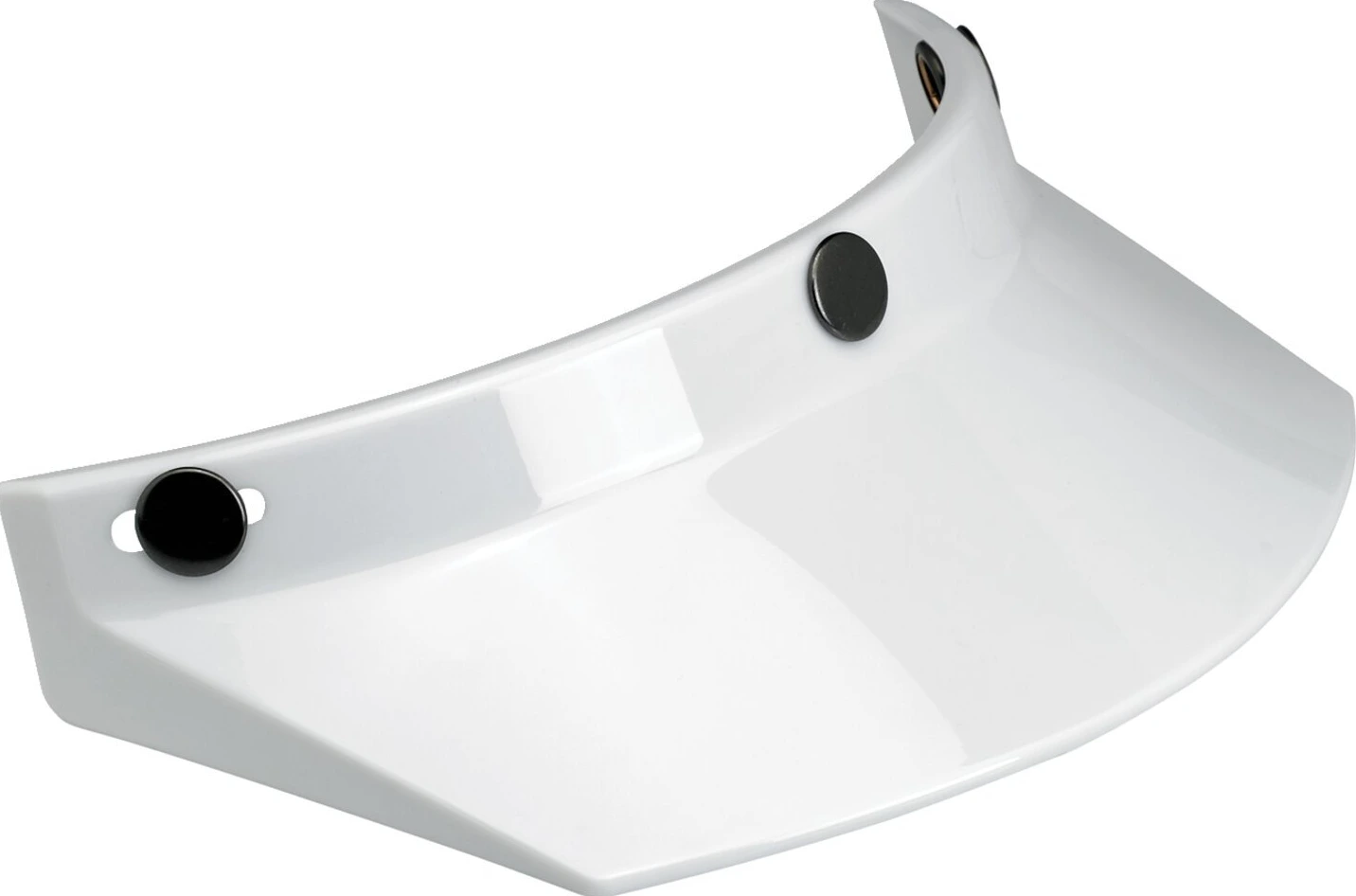 Biltwell Moto peak, White, Gloss