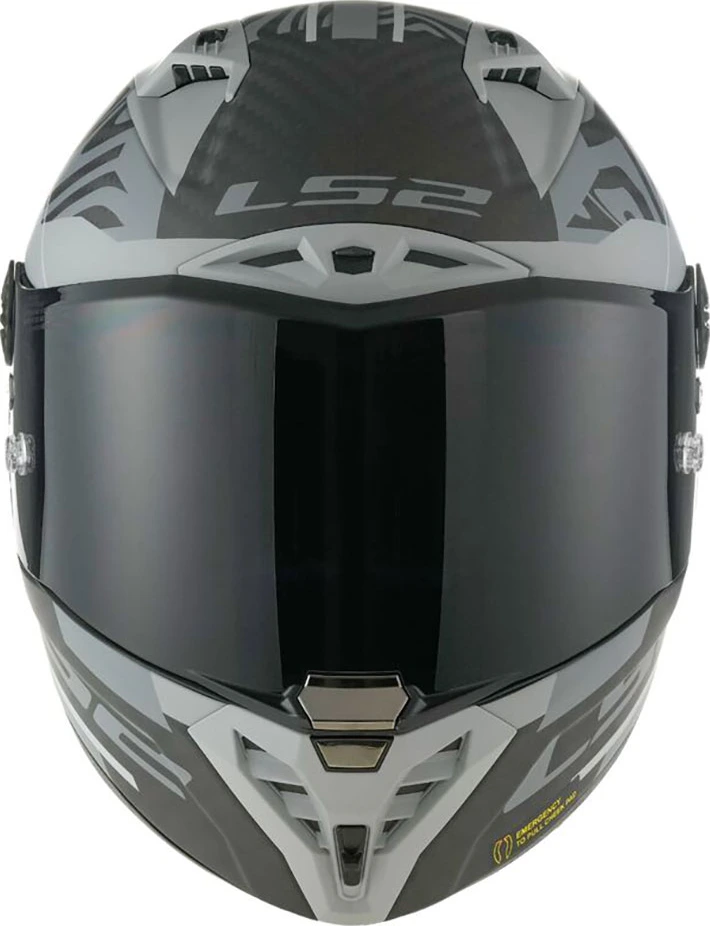 LS2 FF805 THUNDER GP AERO POLAR helmet - Matt Black, M
