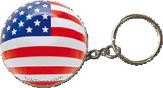 Triktopz US flag key chain