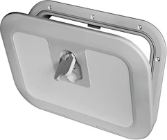 Insepction hatch grey RAL 7042 380x280