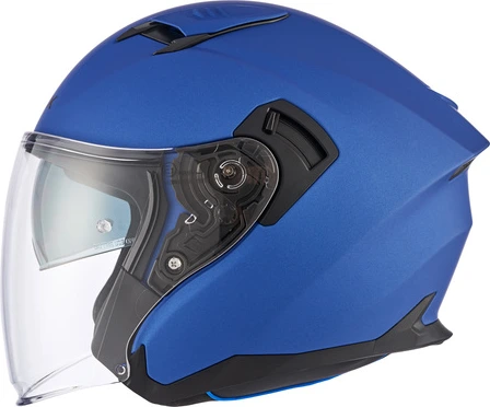 APEX Helmet JI200 Solid metallic blue matt S