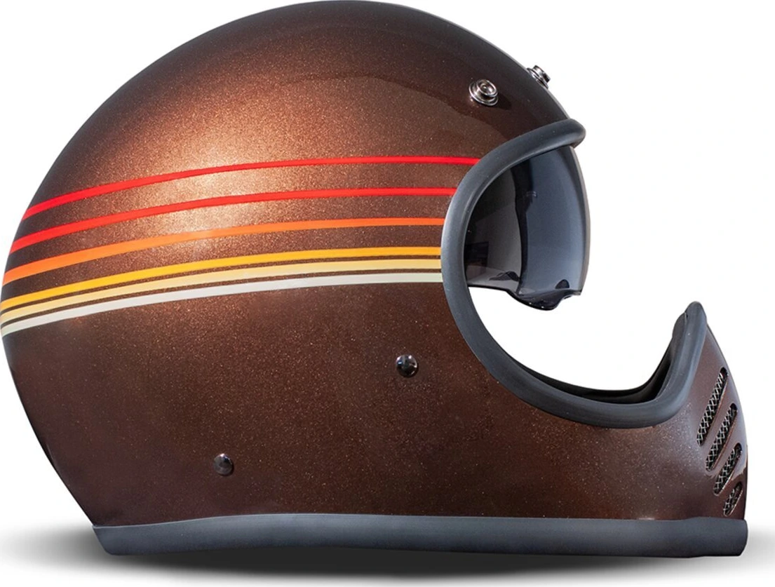 DMD Seventyseven helmet, waves Brown, XS, Metallic