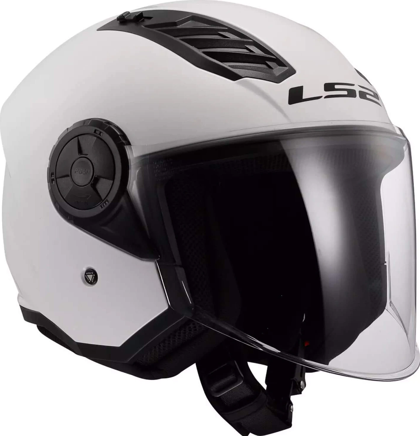 LS2 OF616 AIRFLOW II SOLID helmet - Gloss White, XS