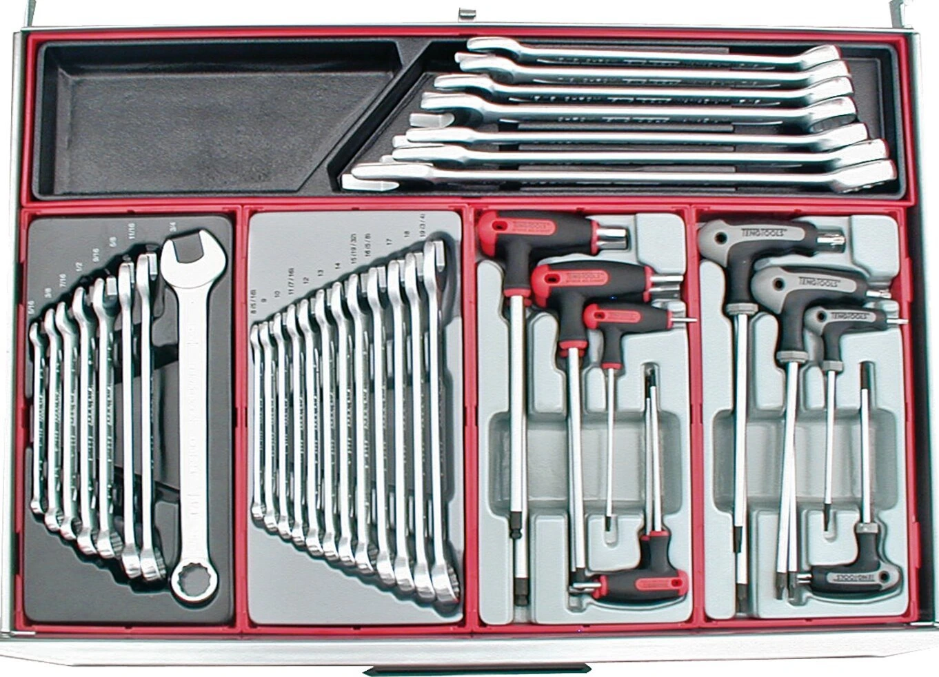 Teng Tools, HD-master kit tool chest with tools, Gray, 670 mm