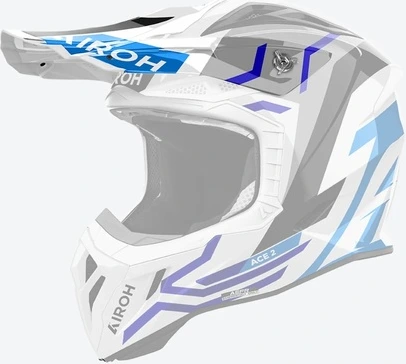 Airoh Aviator Ace 2 Peak Ground Blue Gloss