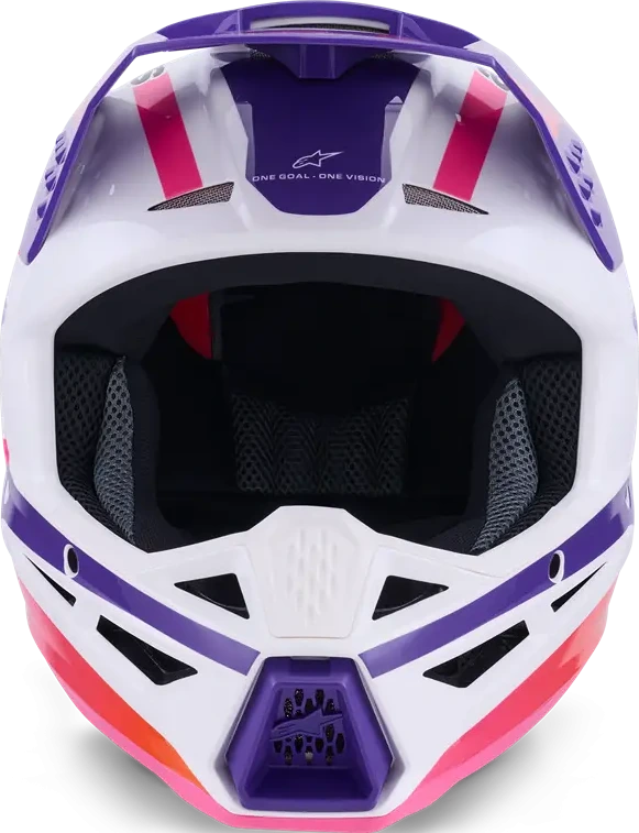 HELMET SM3 HEAT WHT/PU/PINK XS